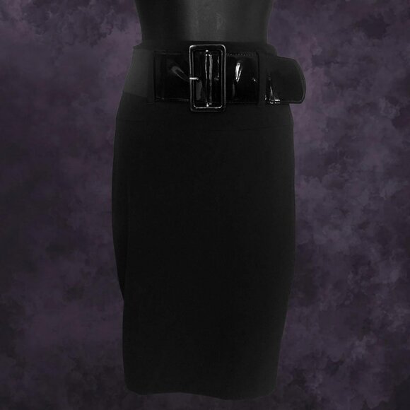 Seductions Pencil Skirt w/Belt - Picture 2 of 7